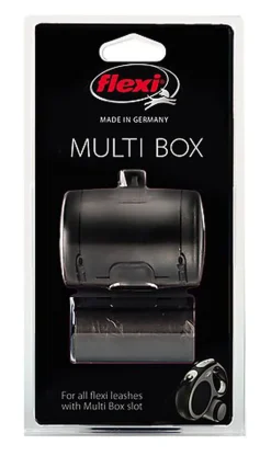 Flexi - Multibox Friandises ou Sacs à Déjection pour Chien - Noir