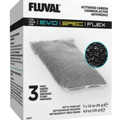 Fluval - Charbon Activé EVO SPEC et FLEX - x3