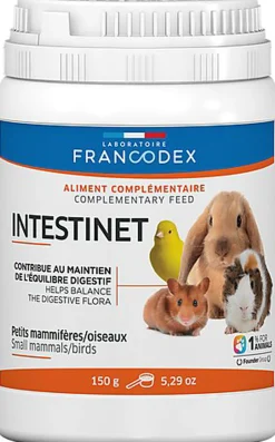 Francodex - Aliment Intestinet qui maintien l'Équilibre Digestif pour Rongeur - 150g