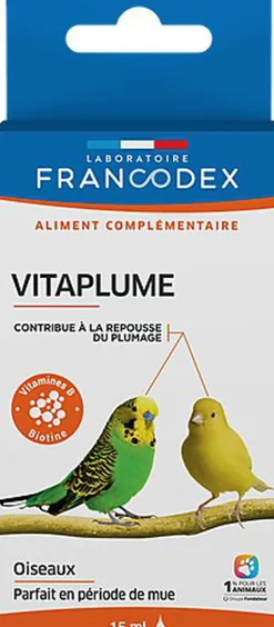 Francodex - Aliment Vitaplume pour Bec Droit et Bec Crochu - 15ml