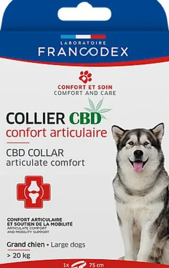Francodex - Collier CBD Confort Articulaire pour Chiens - 75cm