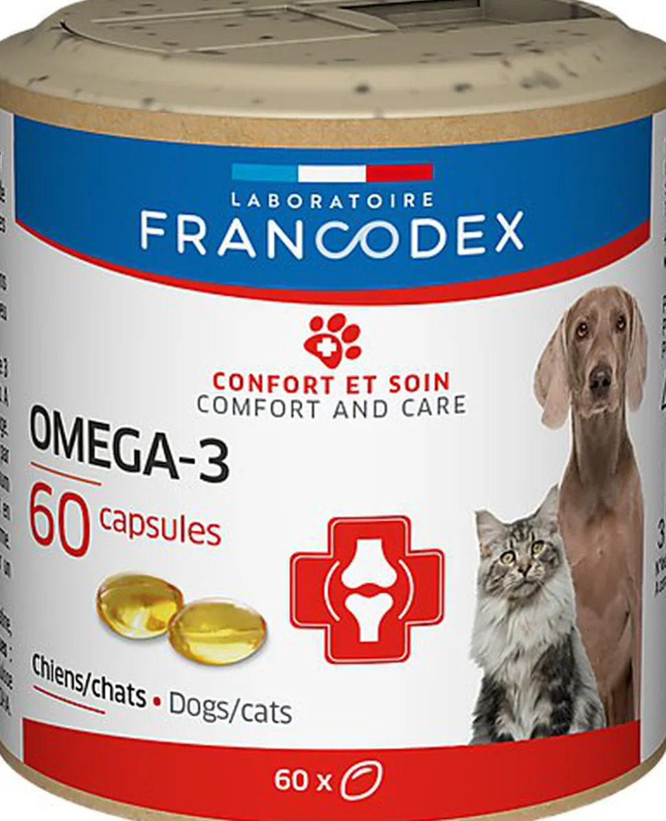 Francodex - Complément Omega-3 pour Chien et Chat - x60