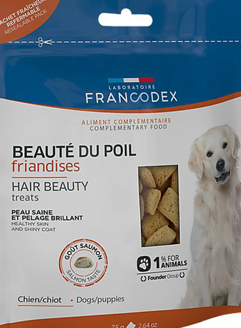 Francodex - Friandises Beauté du Poil pour Chiens - 75g