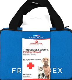 Francodex - Trousse de Secours pour Chiens et Chats - Bleu