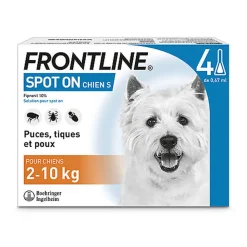 Frontline - Pipette Antiparasitaire pour Chien de 2 à 10Kg