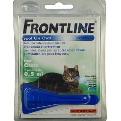 Frontline - Pipette Antiparasitaire Traitement Prévention pour Chat - 1x0,5ml