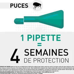 Frontline - Pipettes Antiparasitaires Traitement Prévention pour Chat