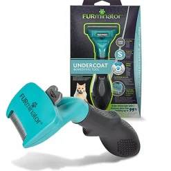 Furminator - Brosse Undercoat Petite Taille à Poils Longs pour Chat - S