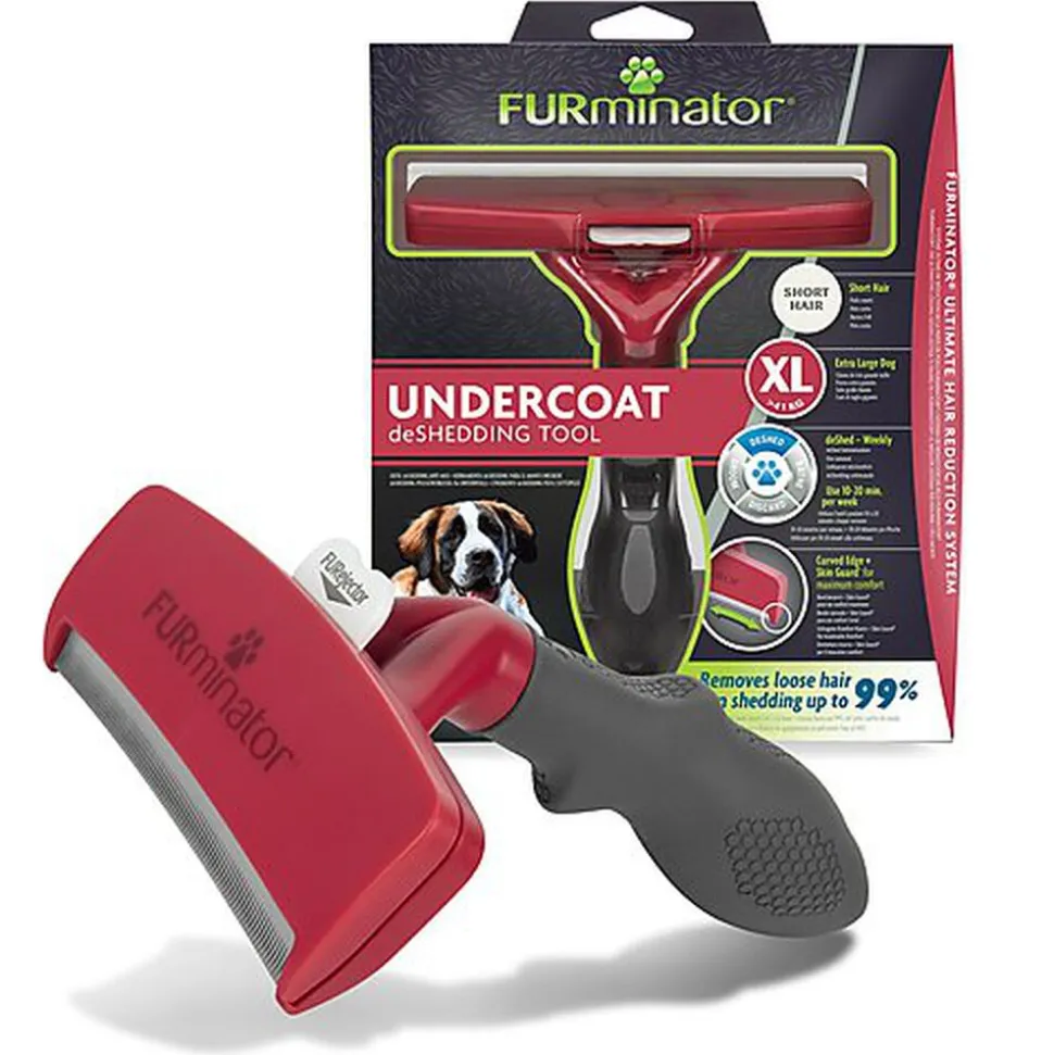 Furminator - Brosse Undercoat très Grande Taille à Poils Courts pour Chien - XL