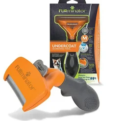 Furminator - Brosse Undercoat Moyenne Taille à Poils Longs pour Chien - M