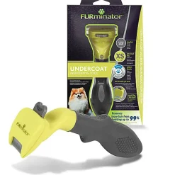 Furminator - Brosse Undercoat très Petite Taille à Poils Longs pour Chien - XS