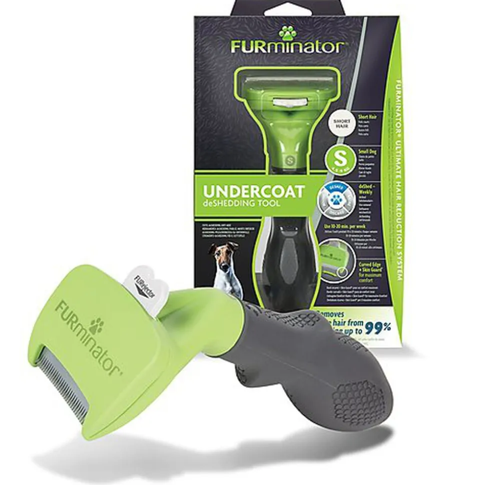 Furminator - Brosse Undercoat Petite Taille à Poils Courts pour Chien - S