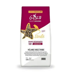 Gasco - Mélange de Graines Insectivore pour Oiseaux - 1,5Kg