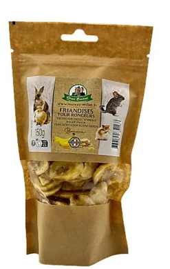 Gasco - Sachet Friandises Banane pour Rongeurs - 150g