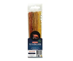 Gioiashrimp - Bâtonnet Lollies Mixte Fruités Bio pour Crevette - x12