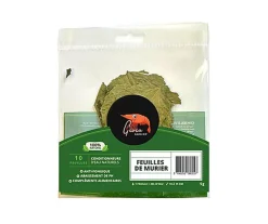 Gioiashrimp - Feuille de Murier pour Crevette - x10