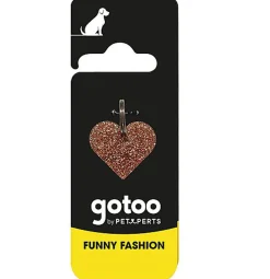 Gotoo - Charm à Cœur Rose pour Chien - M