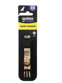 Gotoo - Collier à Motif Jaune pour Chien