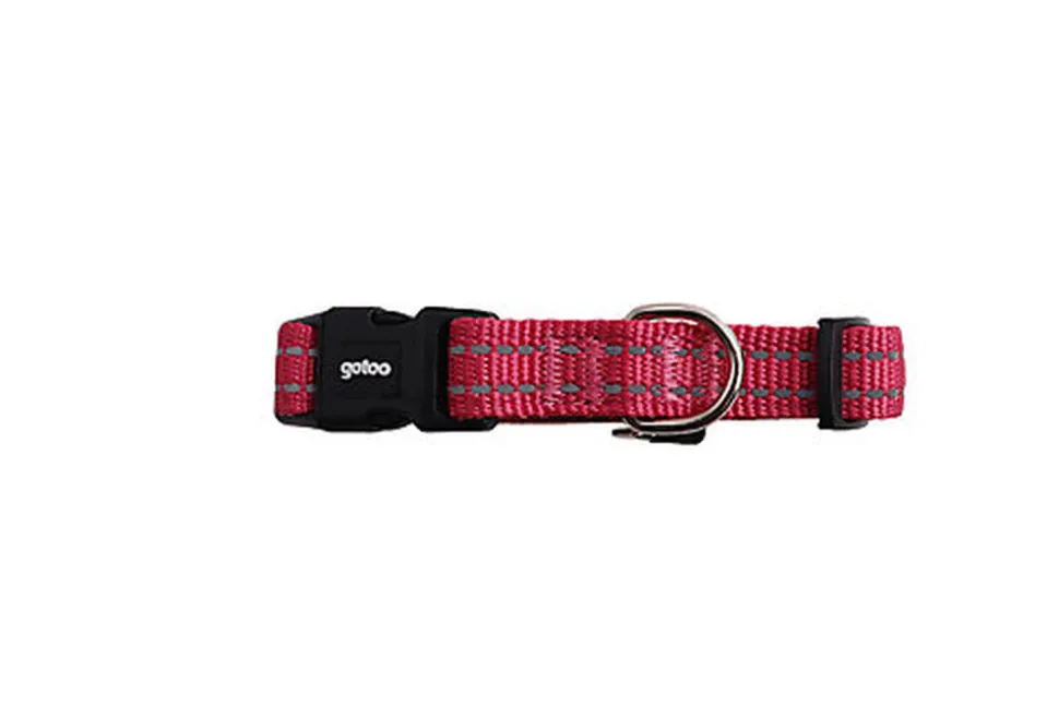 Gotoo - Collier en Nylon Premium Rose pour Chien