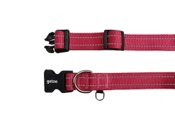 Gotoo - Collier en Nylon Premium Rose pour Chien