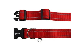 Gotoo - Collier Essentials en Nylon Premium Rouge pour Chien
