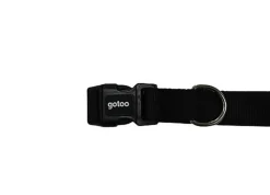 Gotoo - Collier Essentials en Nylon Noir pour Chien