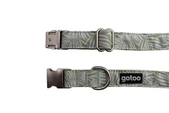 Gotoo - Collier Feuilles Vert pour Chien