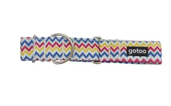 Gotoo - Collier Lévrier Zig-Zag pour Chien - 36/50cm