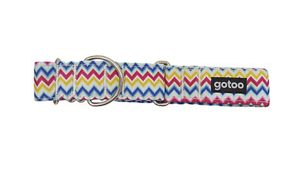Gotoo - Collier Lévrier Zig-Zag pour Chien - 36/50cm