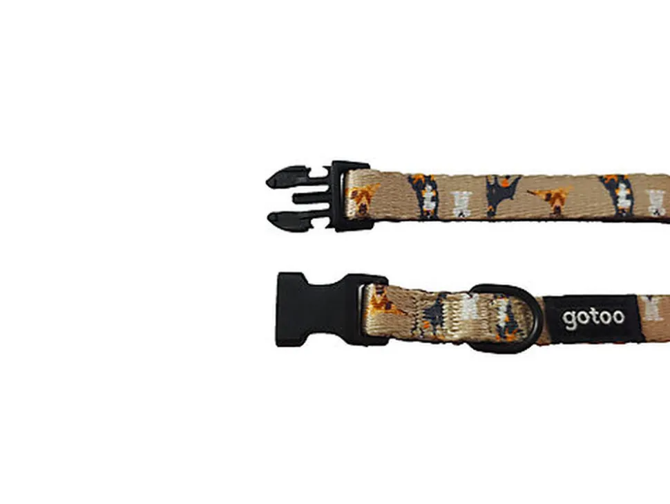 Gotoo - Collier Marron pour Chien - XXS