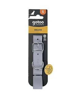 Gotoo - Collier Premium Biotane Gris pour Chien