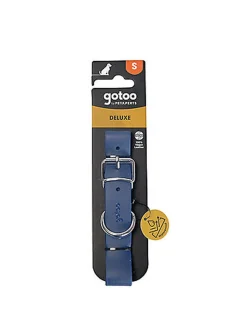 Gotoo - Collier Premium Biotane Bleu pour Chien