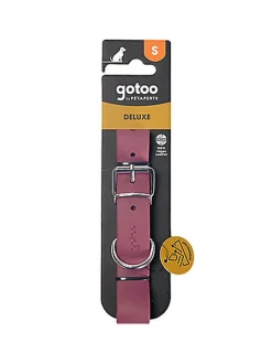 Gotoo - Collier Premium Biotane Bordeaux pour Chien