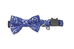 Gotoo - Collier Trendy Bleu pour Chat - 1x20-30cm