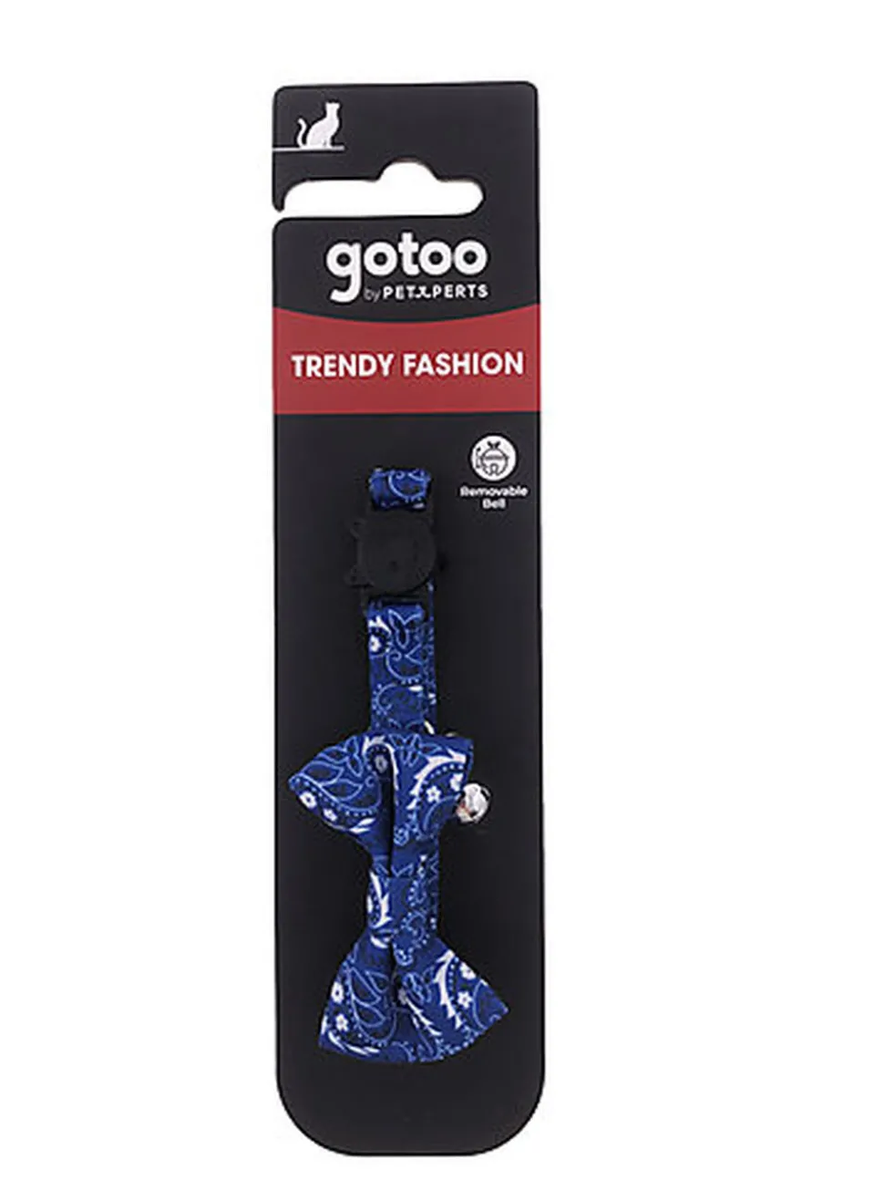 Gotoo - Collier Trendy Bleu pour Chat - 1x20-30cm