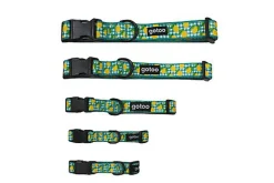 Gotoo - Collier Vichy Jaune pour Chien