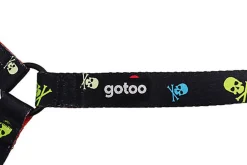 Gotoo - Harnais à Motif de Crânes Gris pour Chien