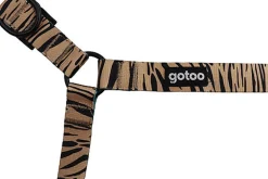 Gotoo - Harnais à motif de Tigre Marron pour Chien