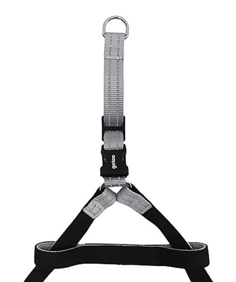 Gotoo - Harnais Essentials en Nylon Premium Gris pour Chien