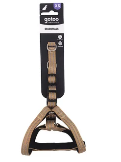 Gotoo - Harnais Essentials en Nylon Premium Beige pour Chien