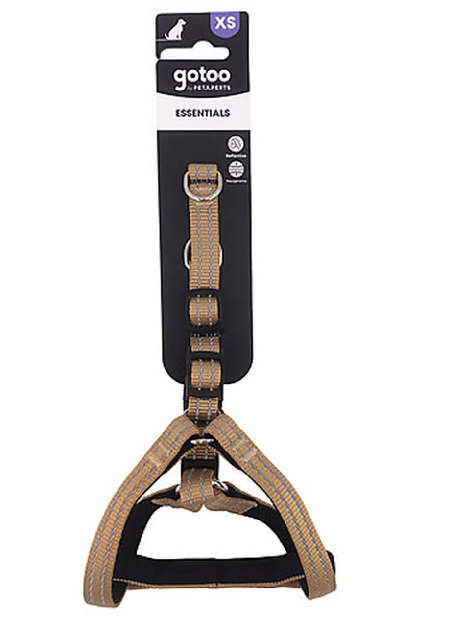 Gotoo - Harnais Essentials en Nylon Premium Beige pour Chien