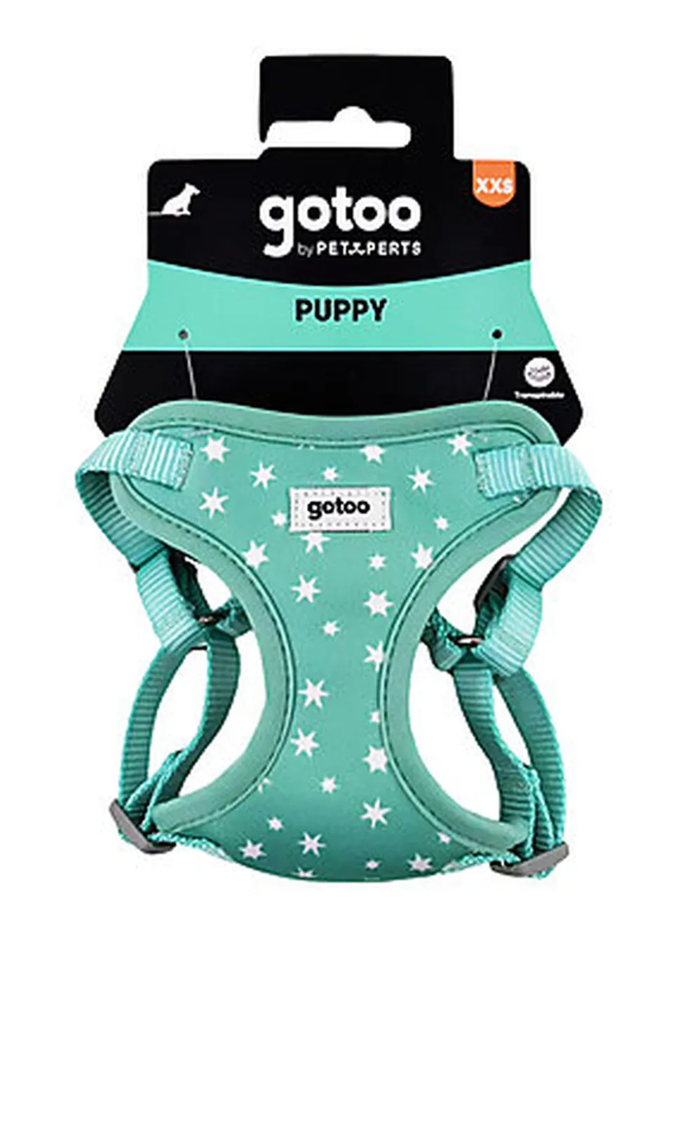 Gotoo - Harnais Etoiles Bleu pour Chiot