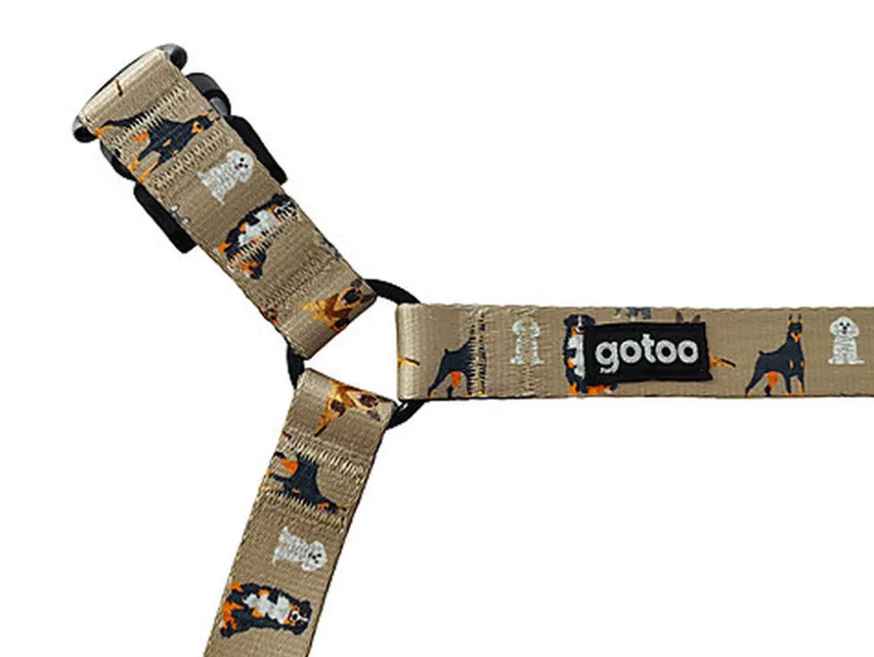 Gotoo - Harnais Marron pour Chien - XXS