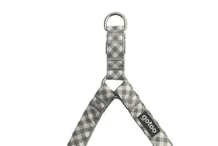 Gotoo - Harnais Vichy Gris pour Chien - XSS