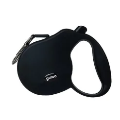 Gotoo - Laisse à Enrouleur Noire pour Chien