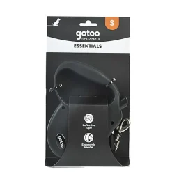 Gotoo - Laisse à Enrouleur Noire pour Chien