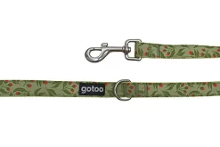Gotoo - Laisse à motif Botanic Vert pour chien - M