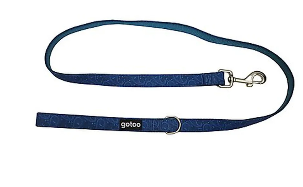 Gotoo - Laisse Bleu Cachemire pour Chien - M