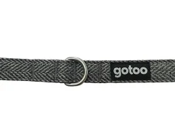 Gotoo - Laisse Chevron Gris pour Chien