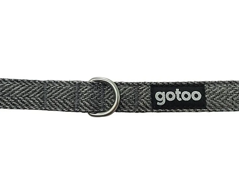 Gotoo - Laisse Chevron Gris pour Chien